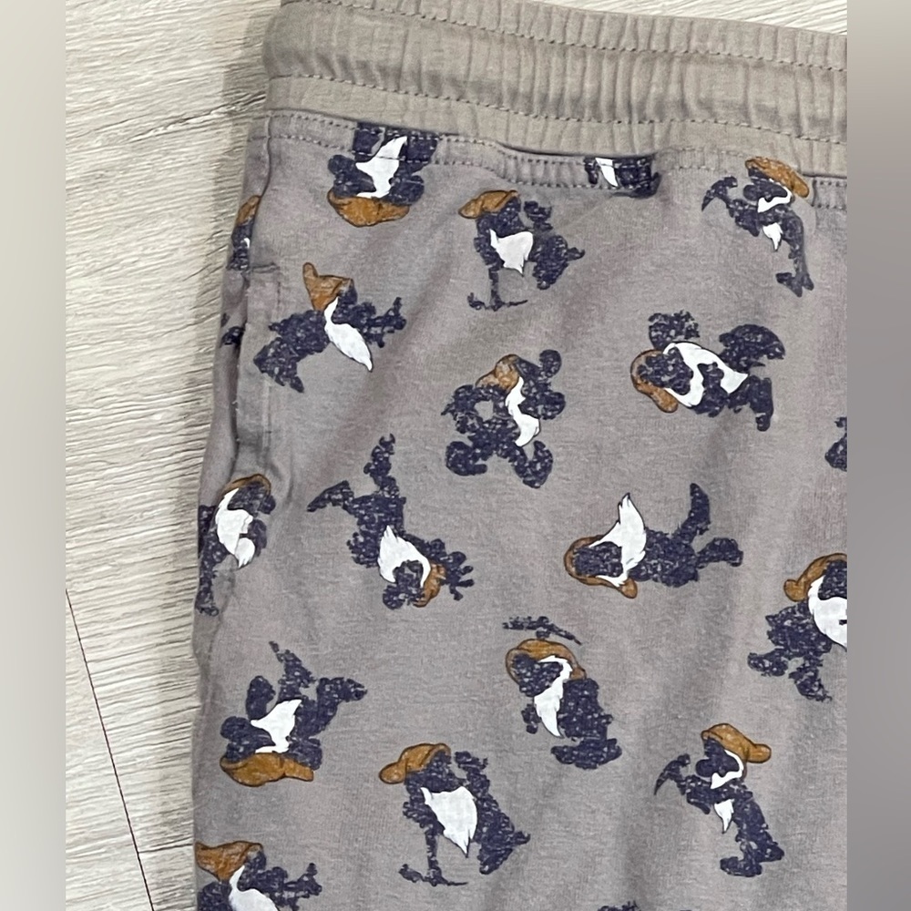 Disney PARKS 7 Dwarfs Print Lounge/Pajama Pants Size XL jogger